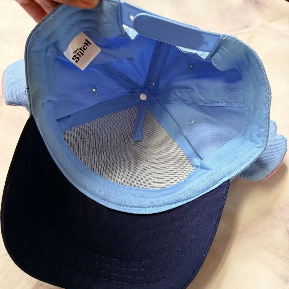 Stitch Girls Character Hat with 3D Ears, Blue